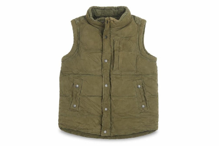 FatFace Girls Green Bodywarmer 12-13 Years, Cotton Lined