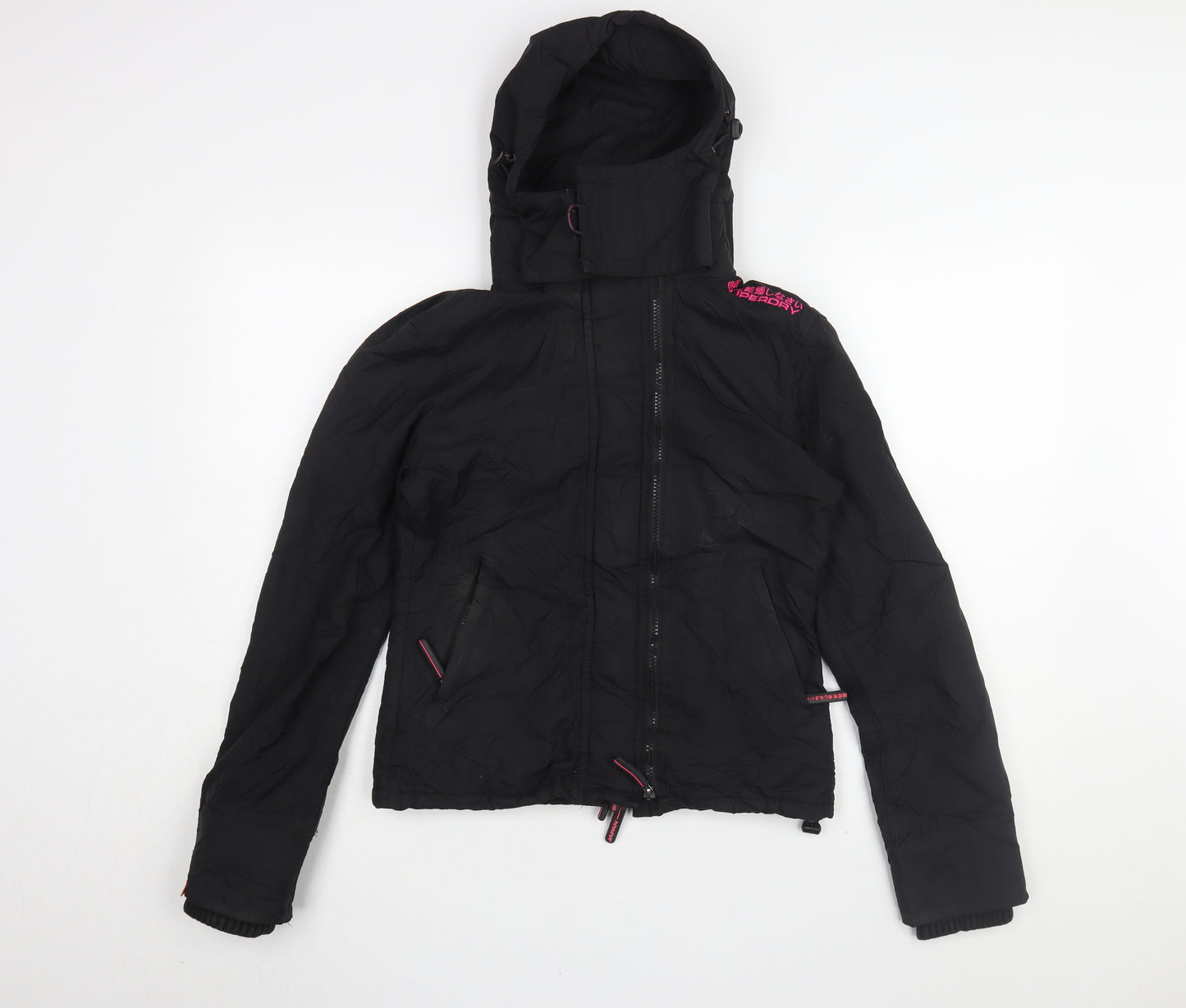 Superdry Women's Black Windbreaker Jacket S