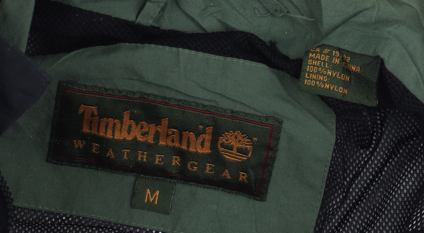 Timberland Men's Green Parka Jacket M Hooded Outdoor