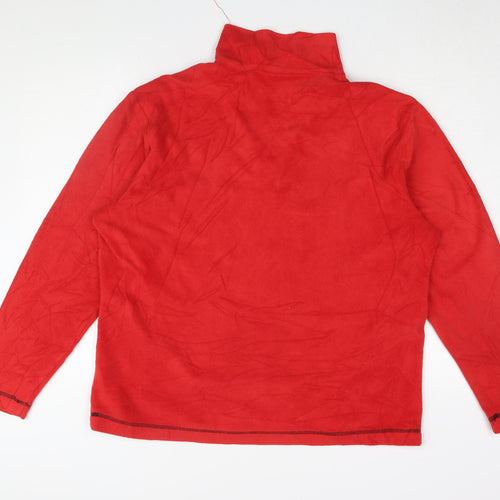 Campri Men's Red 1/2 Zip Sweatshirt L