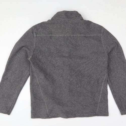 Decathlon Men's Grey Fleece Jacket L