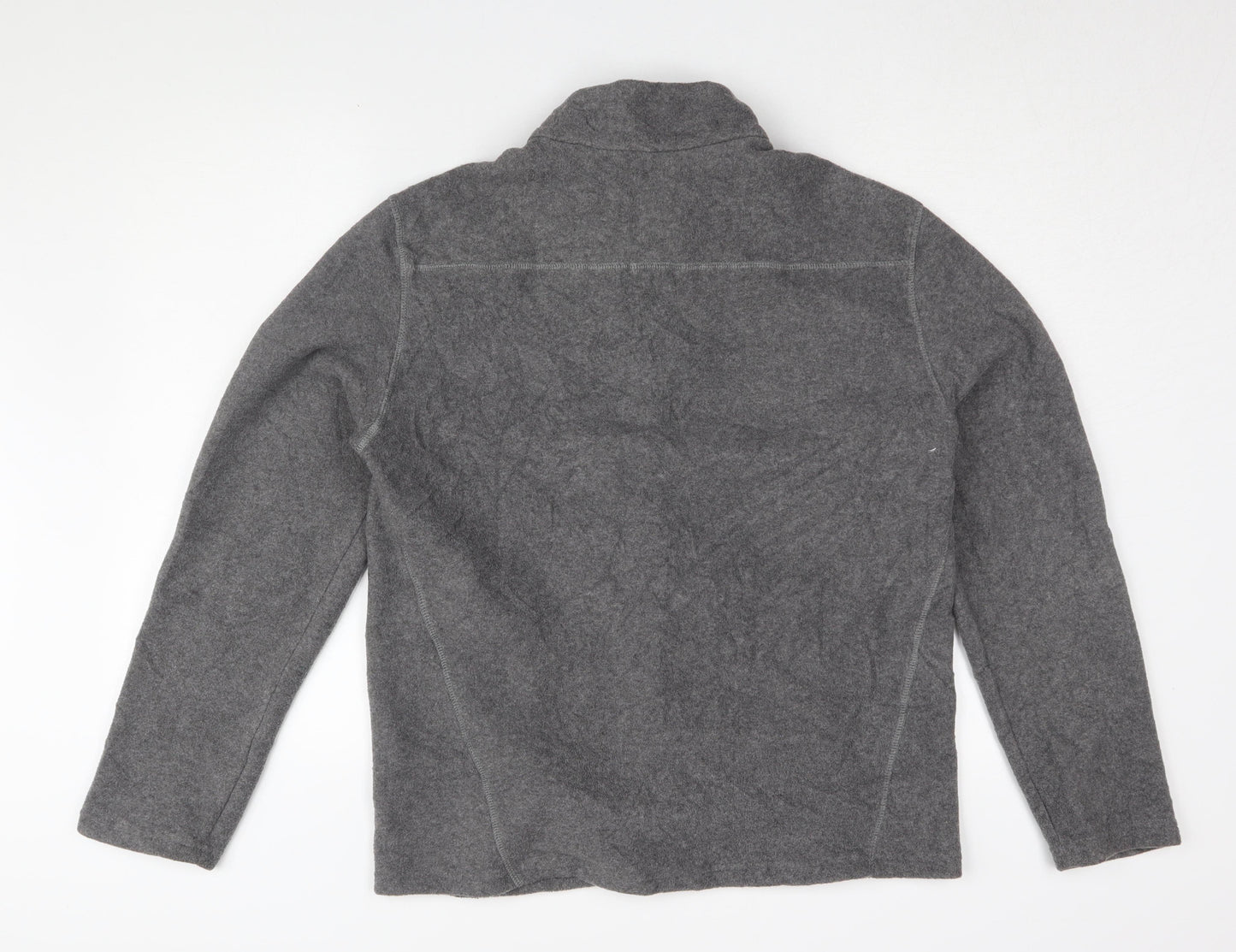 Decathlon Men's Grey Fleece Jacket L