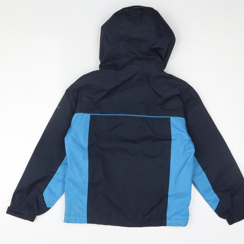 Trespass Boys Blue Waterproof Rain Coat 9-10 Years