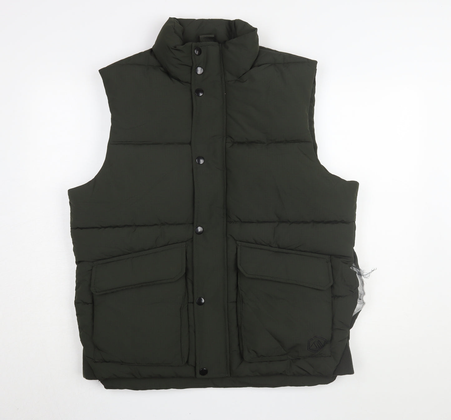 Marks and Spencer Men's Green Puffer Waistcoat L