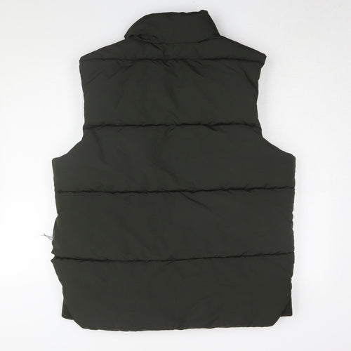 Marks and Spencer Men's Green Puffer Waistcoat L