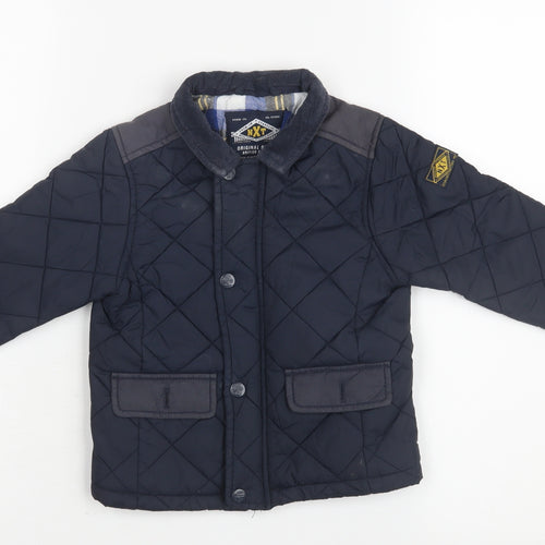 Next Boys Black Quilted Jacket 2 Years