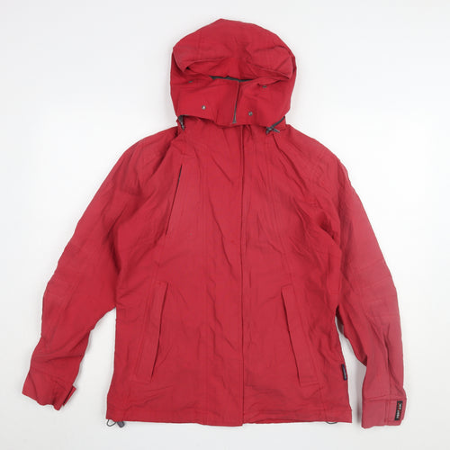 James Harvest Women's Red Hooded Jacket S Regular