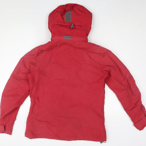 James Harvest Women's Red Hooded Jacket S Regular