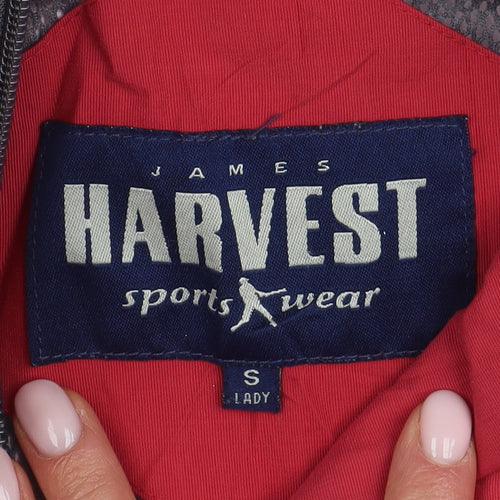 James Harvest Women's Red Hooded Jacket S Regular