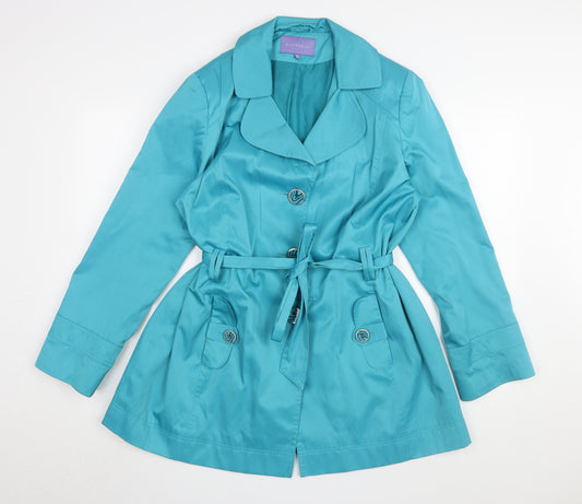 Autonomy Women's Blue Trench Coat Size 16