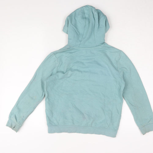 Marks and Spencer Girls Blue Pullover Hoodie 9-10 Years