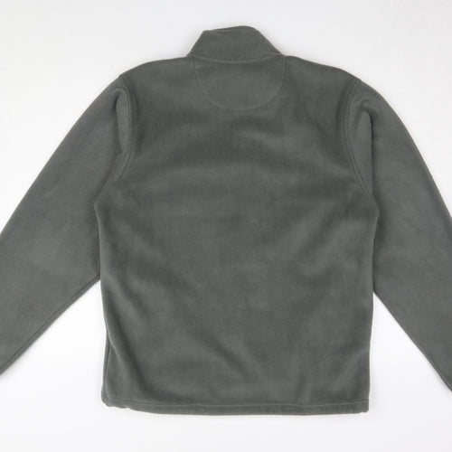 ON SPIRIT Men's Grey Fleece Regular Fit Jacket M