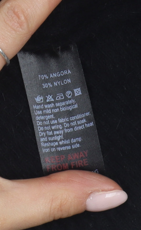 Monsoon Women's Black Cardigan, Size 18, Soft Angora