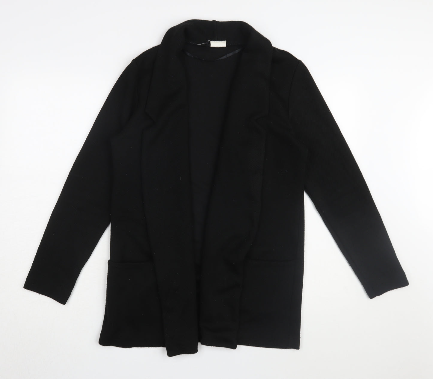 Dreams Women's Black S Basic Coatigan