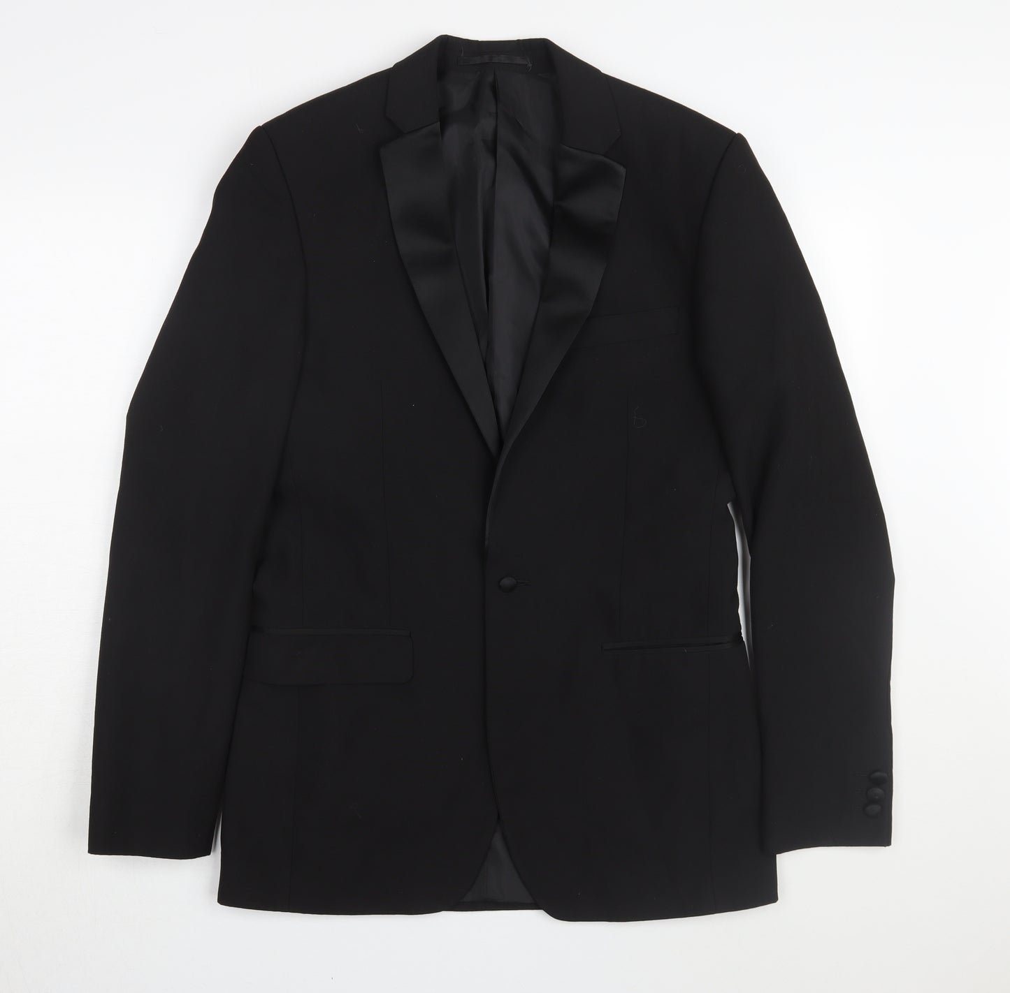 Occasions Men's Black Slim Tuxedo Blazer 36L