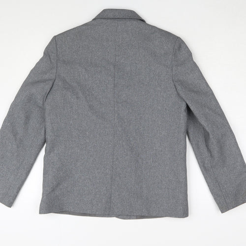 St Michael Women's Grey Blazer Jacket Size 14