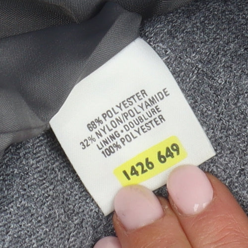 St Michael Women's Grey Blazer Jacket Size 14