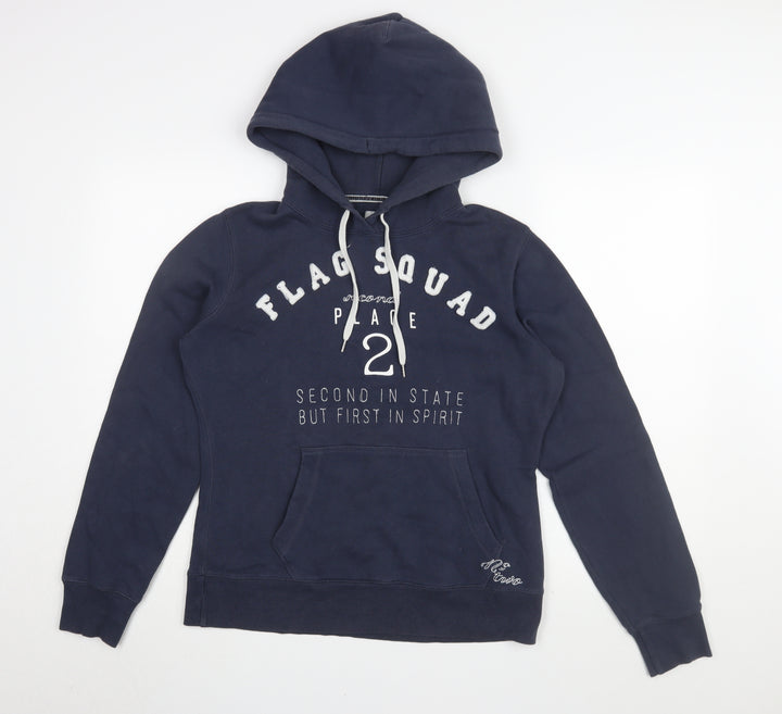 H&M Unisex Blue Pullover Hoodie Size 12