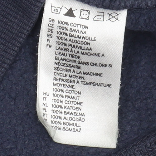 H&M Unisex Blue Pullover Hoodie Size 12
