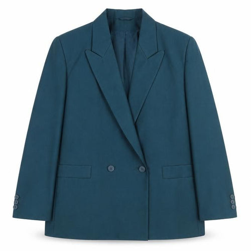 Classic Woman Green Blazer, Women's Size 14, Long, Formal