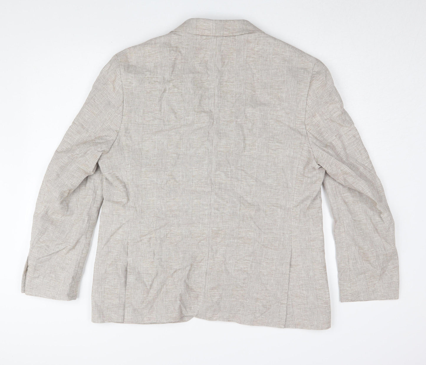 Marks and Spencer Men's Beige Linen Blazer 44S