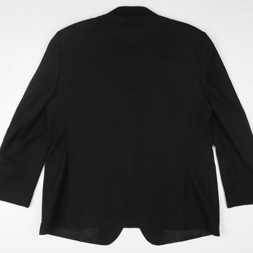 Marks and Spencer Men's Black Blazer, 48R Regular Fit