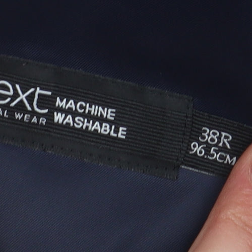 Next Men's Black Blazer 38R Formal Tailored Two-Button