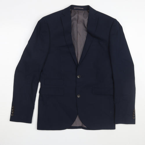 Next Men's Blue Blazer, 36, Regular Fit