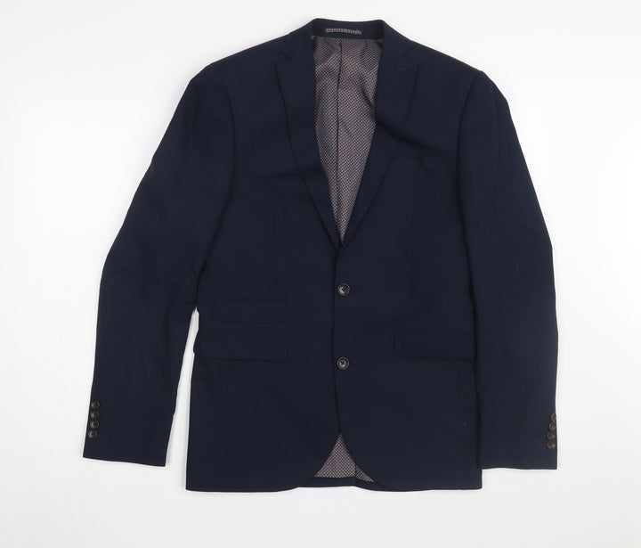Next Men's Blue Blazer, 36, Regular Fit