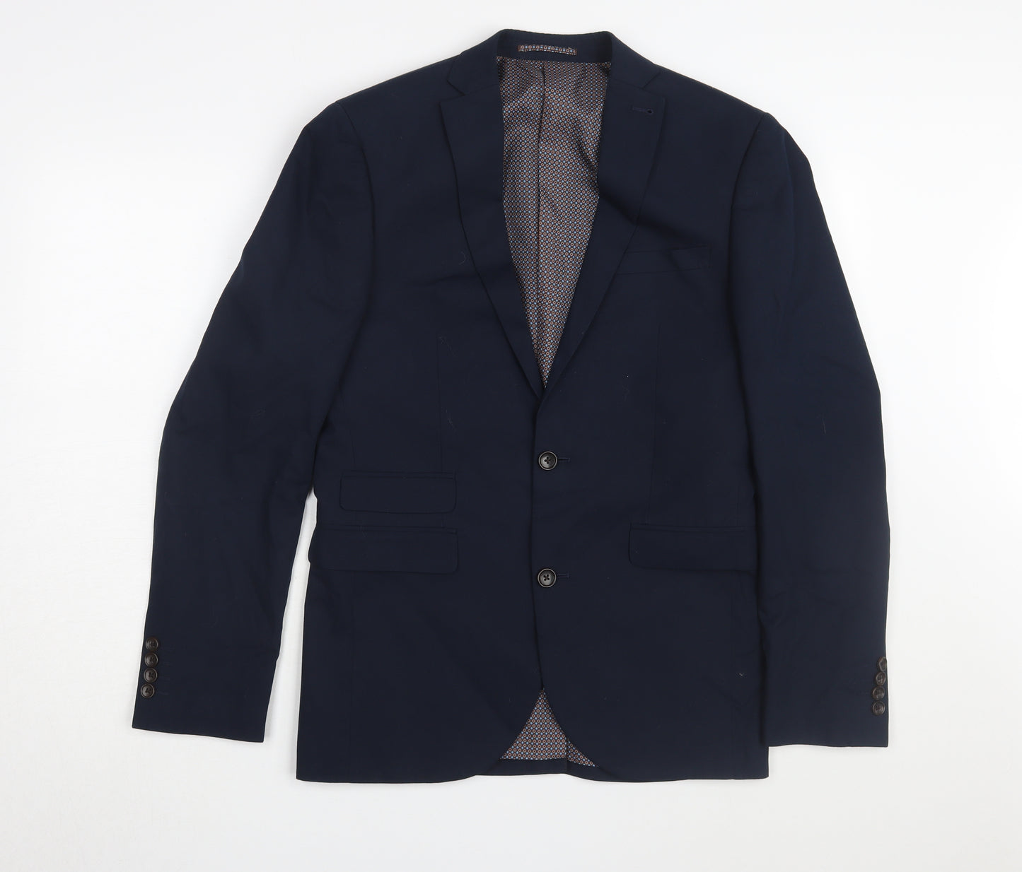 Next Men's Blue Blazer, 36, Regular Fit