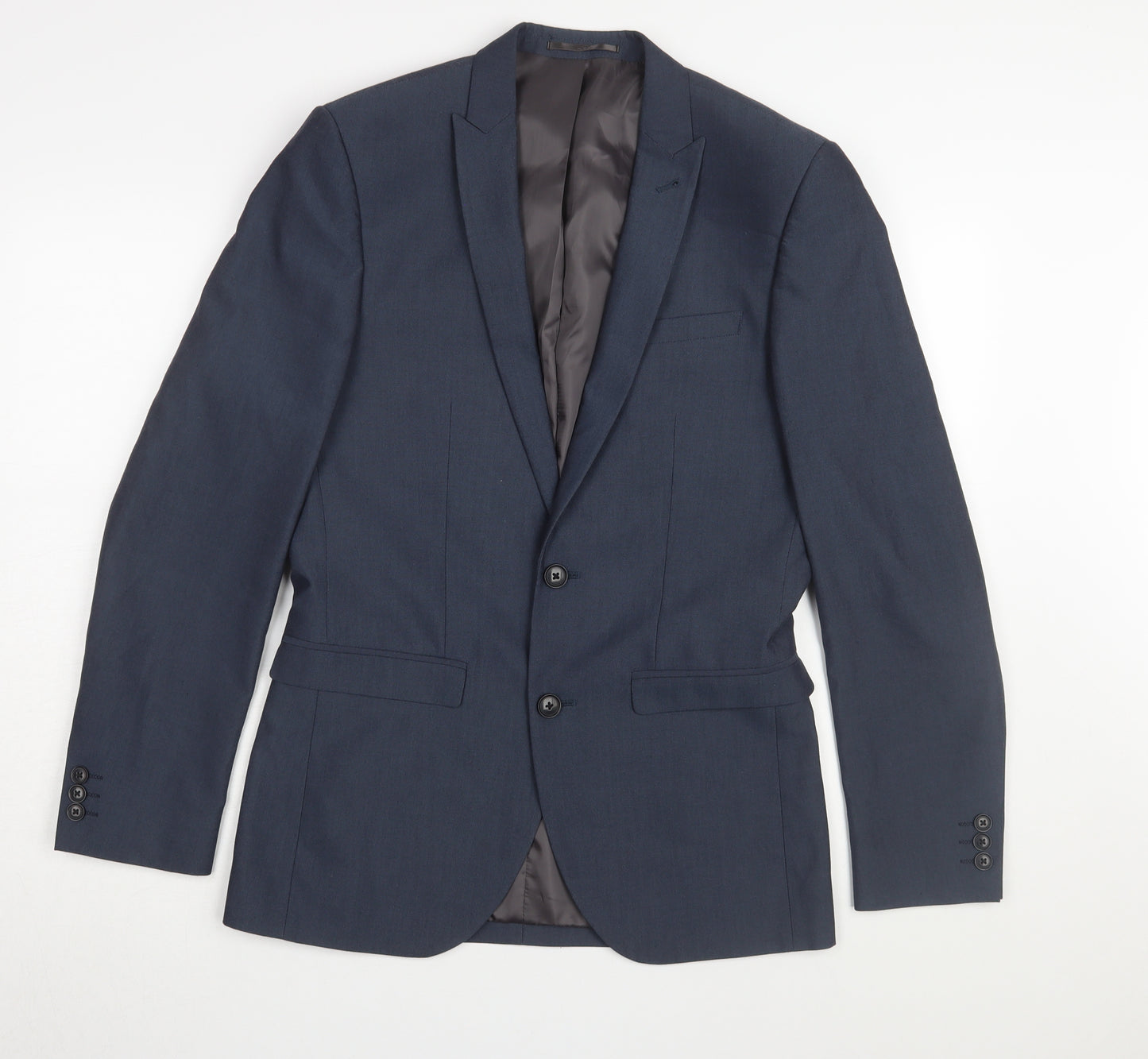 Next Men's Blue Blazer 36 Regular Fit Formal