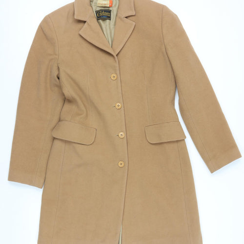 Miriam C. Beige Women's Overcoat Size 12