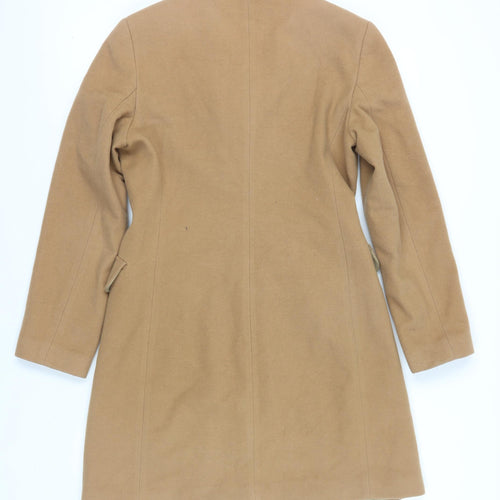 Miriam C. Beige Women's Overcoat Size 12