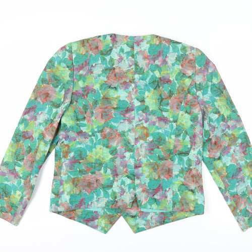 Esmodell Women's Floral Suit Jacket Multicoloured Size 12
