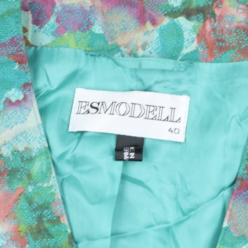 Esmodell Women's Floral Suit Jacket Multicoloured Size 12