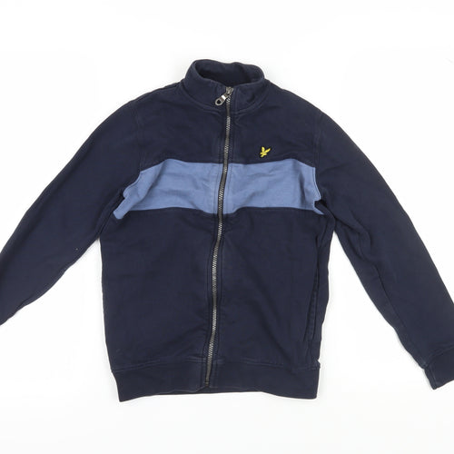 Lyle & Scott Boys Blue Full Zip Sweatshirt 10-11 Years