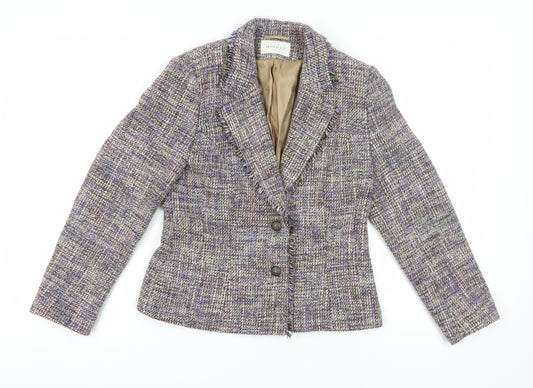 Minuet Women’s Multicoloured Bouclé Blazer Size 10