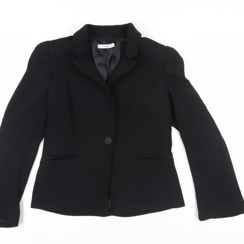 Mango Women's Black Suit Jacket M for Work