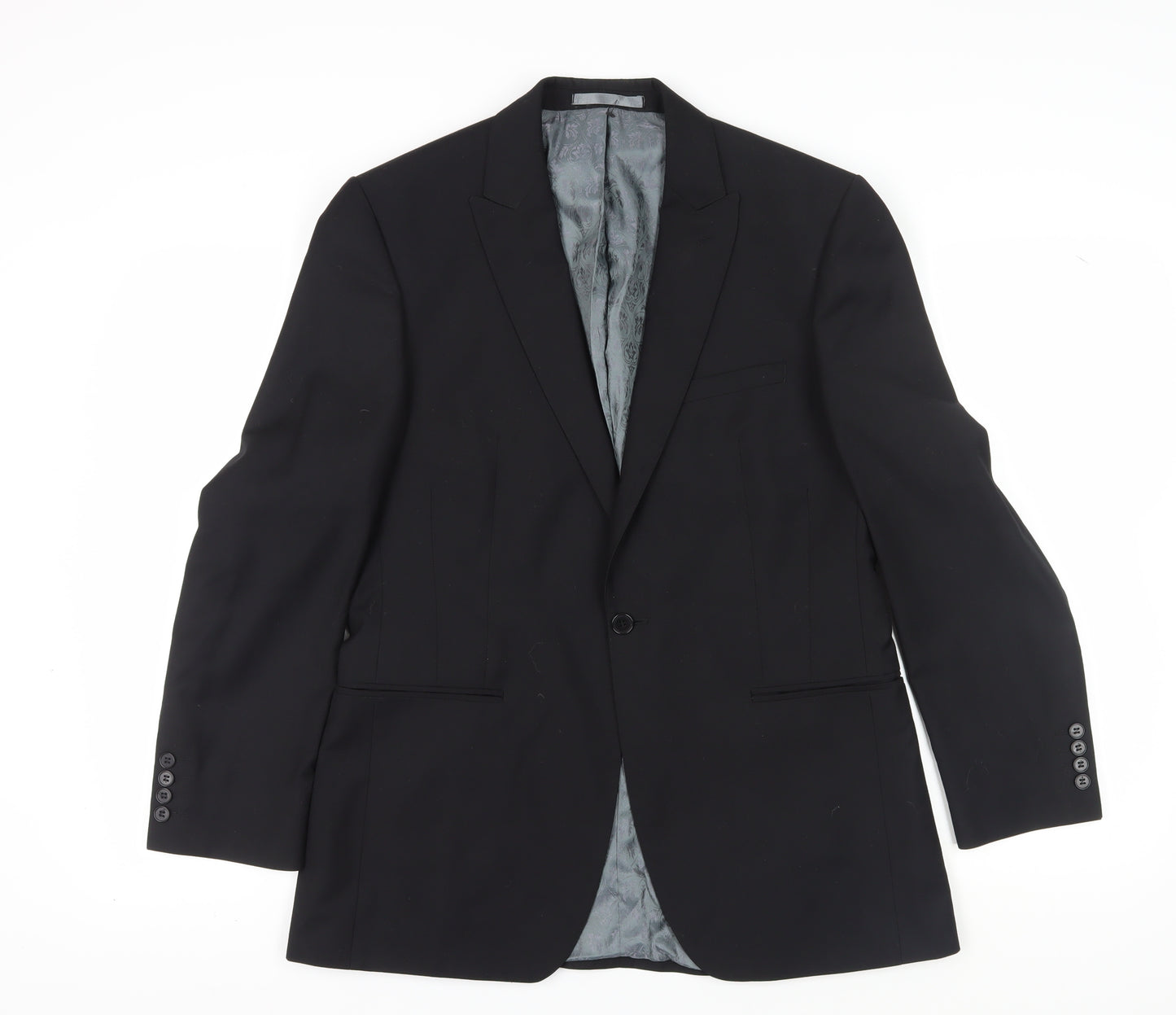 Red Herring Men's Black Blazer Regular Fit 40R