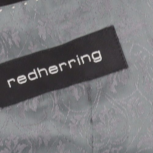 Red Herring Men's Black Blazer Regular Fit 40R