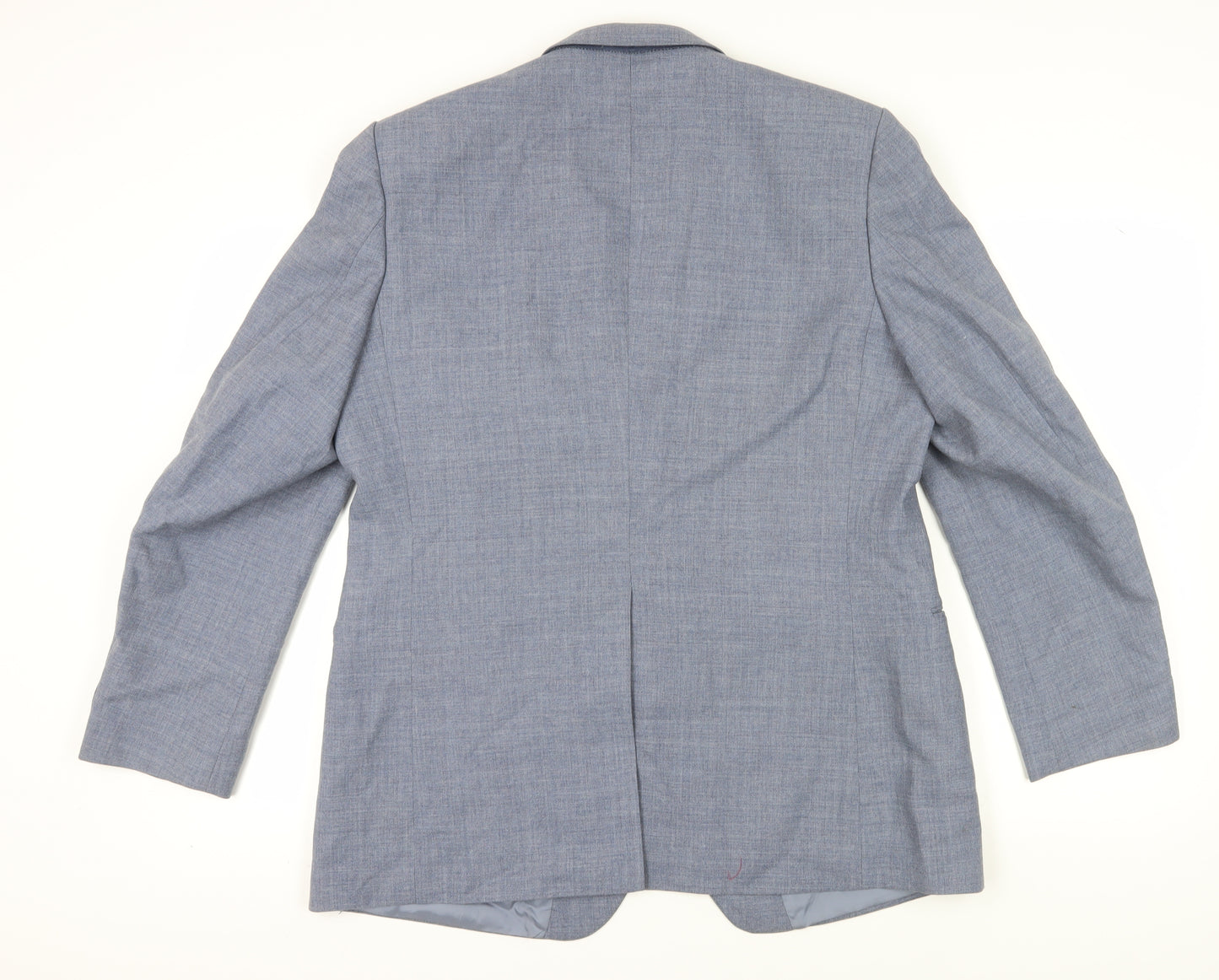 St Michael Men's Blue Blazer 44R Classic Single-Breasted