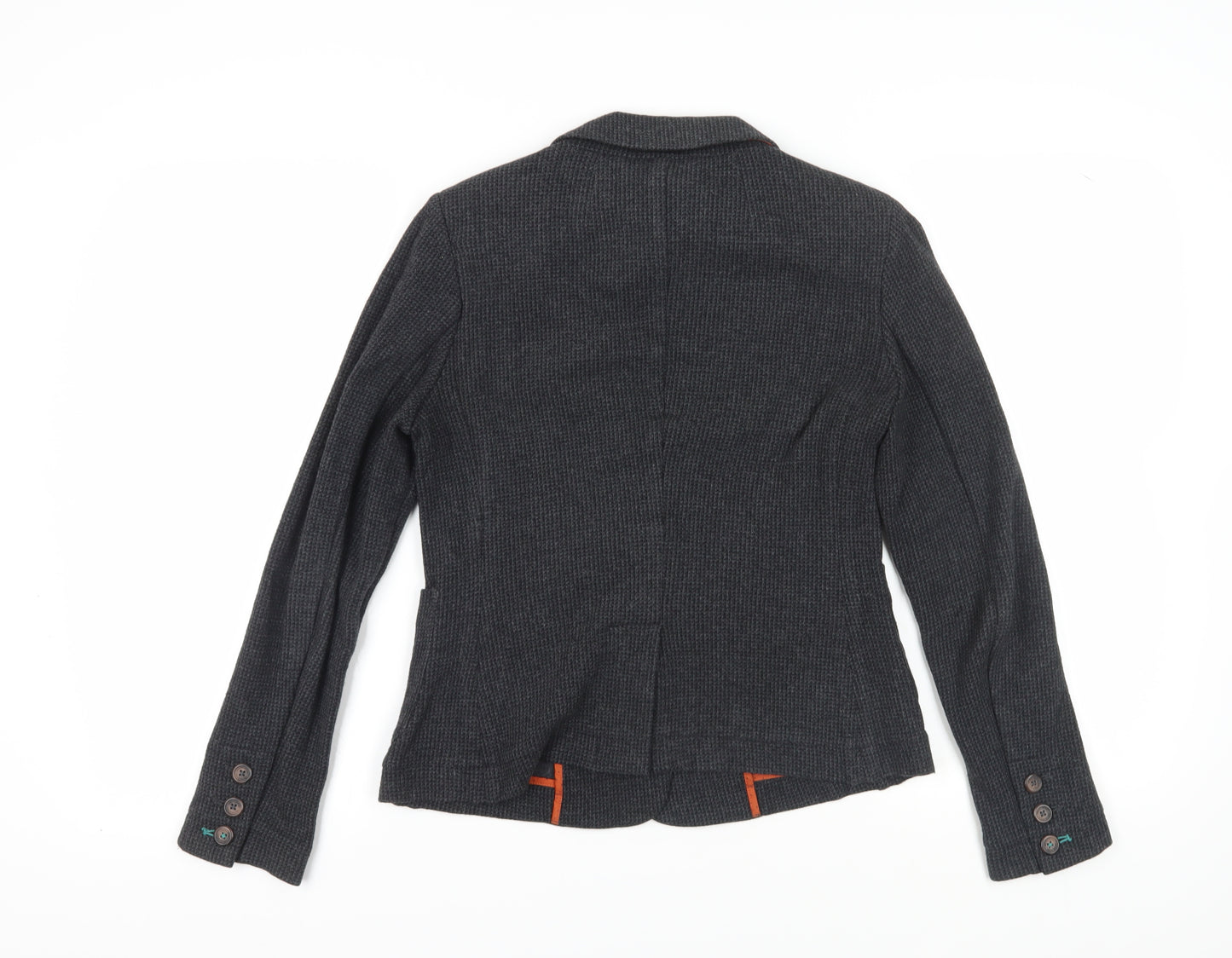 White Stuff Women's Grey Blazer Size 10 Cotton