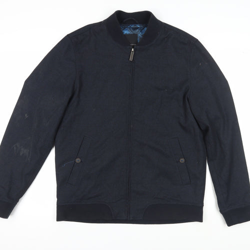 Ted Baker Men's Blue Bomber Jacket, M, Casual Style