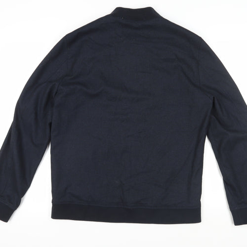 Ted Baker Men's Blue Bomber Jacket, M, Casual Style
