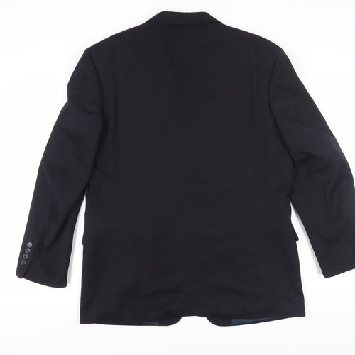 David Moss Men's Black Blazer, Size 40R, Excellent Condition