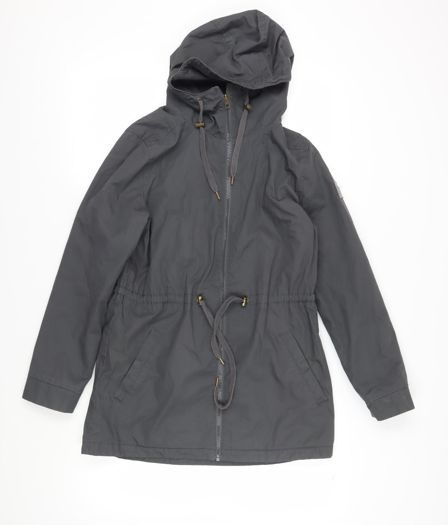 Element Unisex Grey Parka Jacket M Hooded Autumn