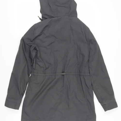 Element Unisex Grey Parka Jacket M Hooded Autumn