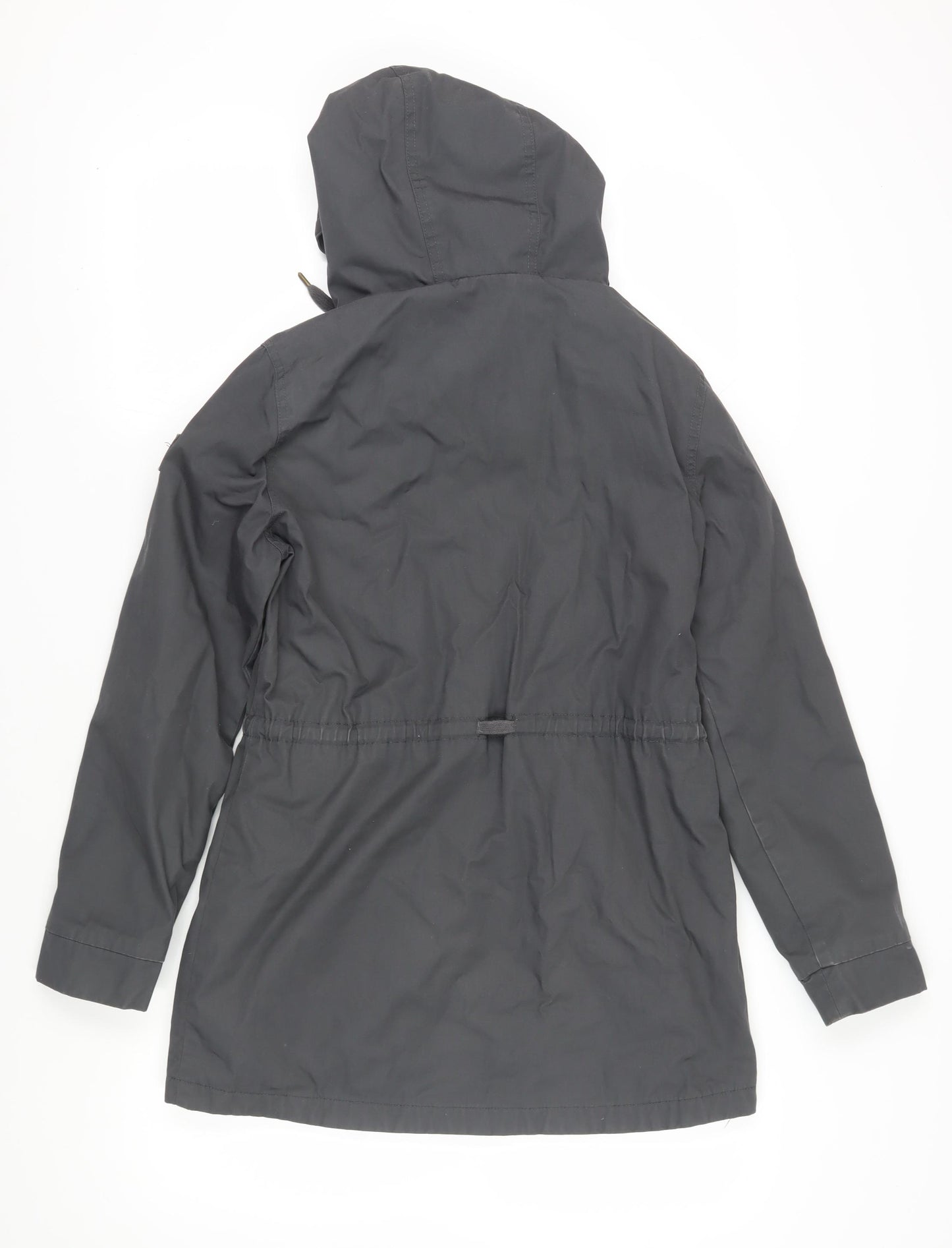 Element Unisex Grey Parka Jacket M Hooded Autumn