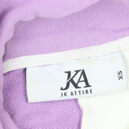 JK Attire Women's XS Multicoloured Hoodie - Casual Style