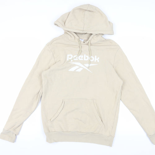 Reebok Men's Beige Pullover Hoodie S
